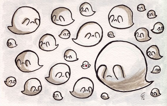 Boo - 5x7 print