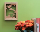 Wood Wall Art - Bird in Flight - 5x7
