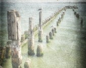 Ocean photography  - Seaside photos - nautical decor - beach photograph - aqua sea coastal wall seashore photo - 8x10 (20X25 cm)