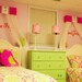 Twins Sisters Bed Canopy Crown Princess Matching FrEe Embroidered  Personalized Monogram Hot Pink Lime GreenSaLe