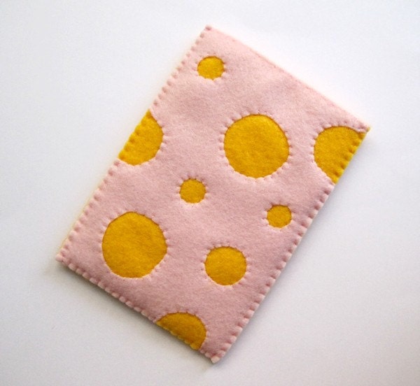 It's A Cheese Thing. Strawberry Pink Camera iPhone Gadget Felt Case.