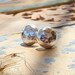 Big silver studs earring, Eco friendly earrings, Chunky Smarty silver earrings