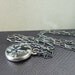 Snowflake Obsidian necklace, Statement necklace, Gemstone necklace, Sterling silver chain black and white necklace