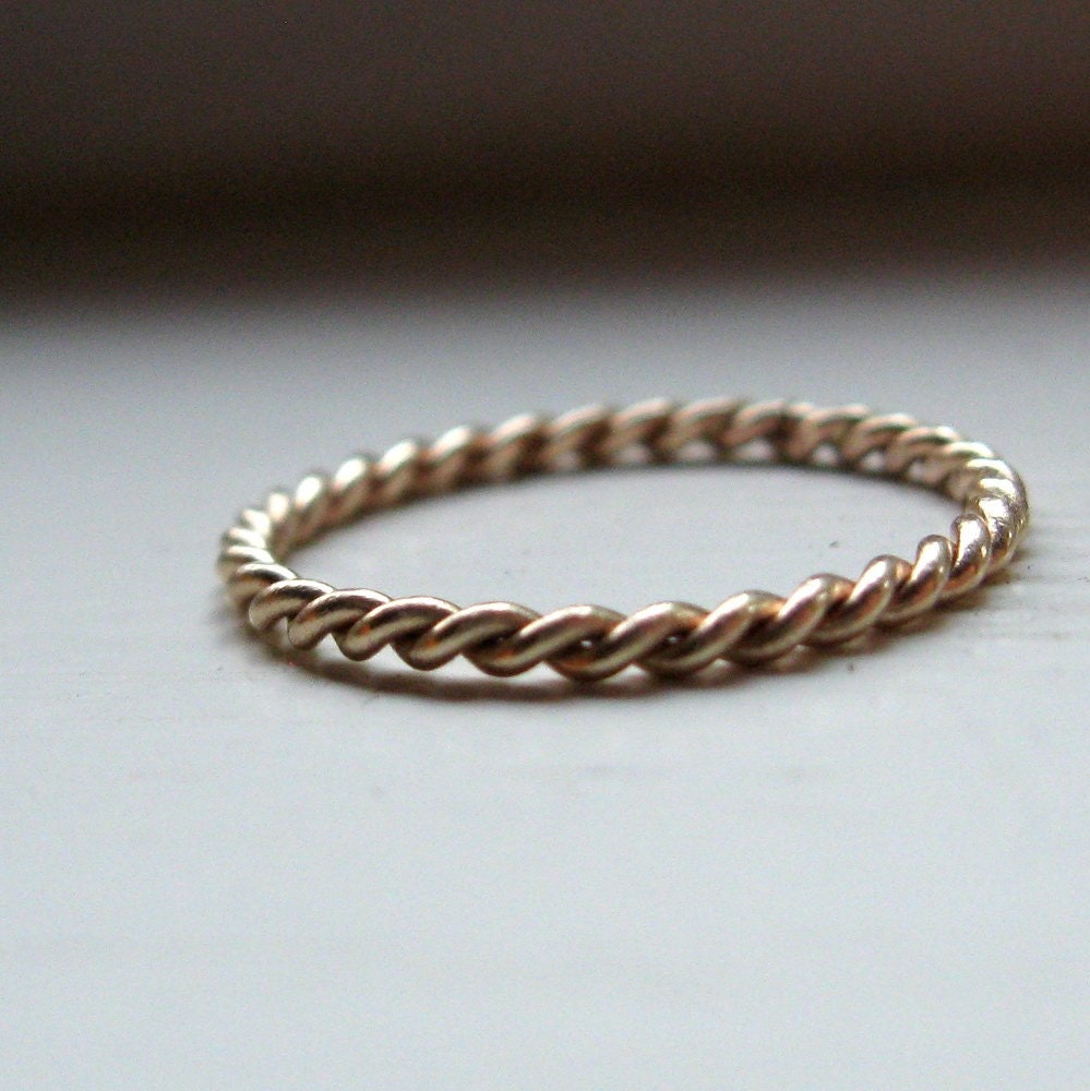 Twisted Gold Ring