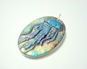 Ocean Magic Blue Handmade Jellyfish Pendant