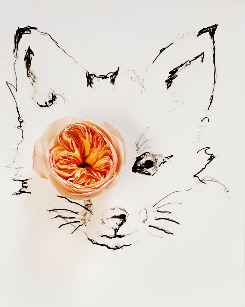 No. 9893 fox and flower