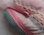 Decorative OOAK Heart pillow/ door hanger