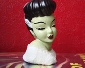 The Monster Demands A Mate ... Custom Bride of Frankenstein Head Vase