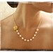 Bridesmaid Gift Dainty Gold or Silver Flower Necklace