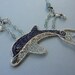 Gemstone Dolphin Necklace