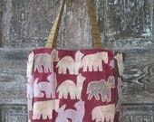 COUPON CODE SALE Over The Shoulder Bag Upcycled Vintage Hand embroidered fabric with animal appliques one of a kind
