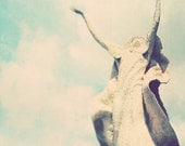 photography, angel photograph, Los Angeles, heaven sky, religious spiritual, pray, vintage retro blue, church, inspiration