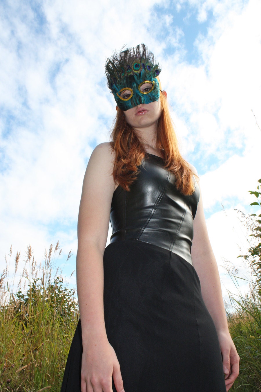 Peacock Feather Mask, Number 2