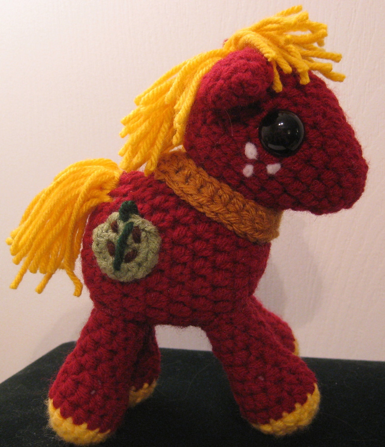 Big Macintosh with Cutie Mark - My Little Pony Friendship is Magic Amigurumi Crocheted MLP Plush Doll