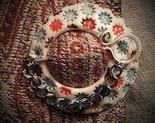 Ceramic Fibula: Moroccan Tile Inspired Design