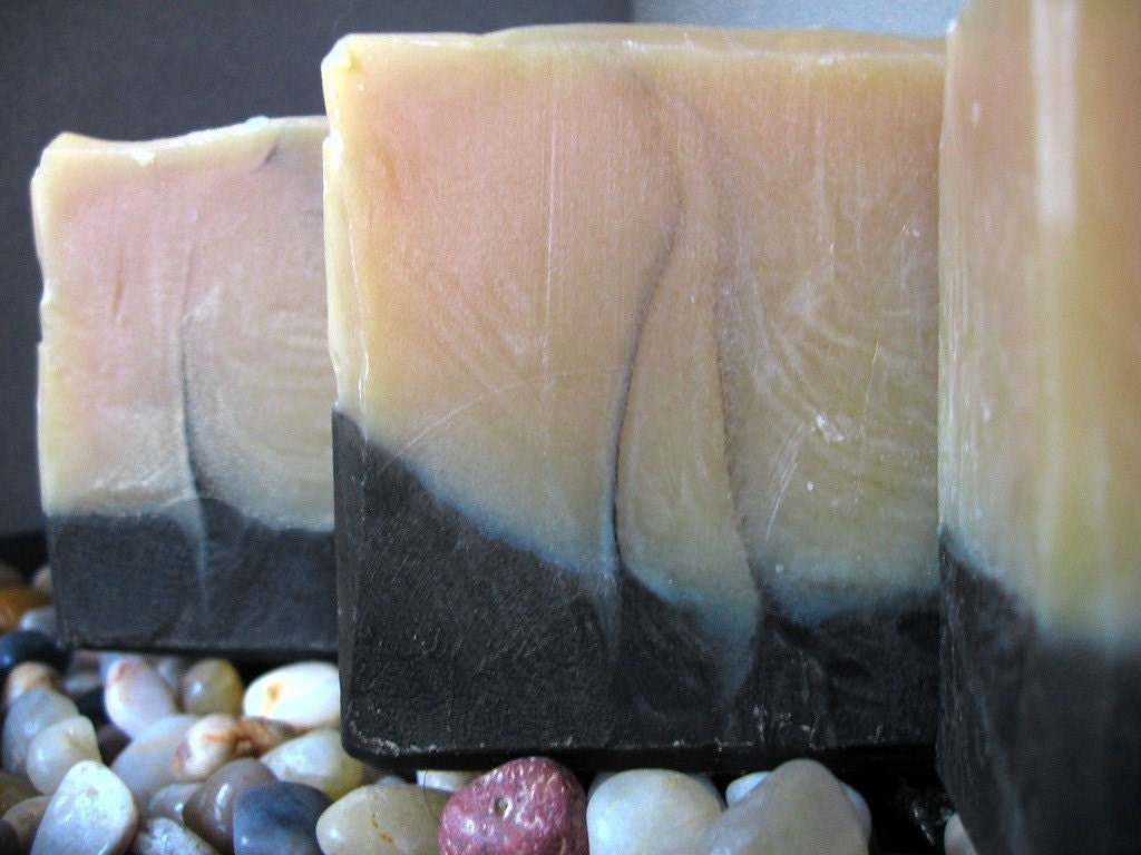 After Hours man soap, great black and tan soap for men or unisex