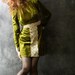 Vintage 60s Olive Jewel Victorian Velvet and Lace Holiday Dress
