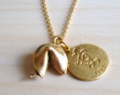 Fortune Cookie Love Necklace