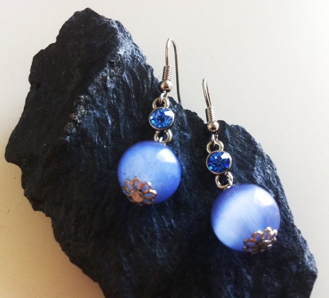 Moonlight Blue Earrings