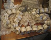 FrenCh InSpiReD -PaPer CHaiN GarLanD- SHaBbY VinTaGe MuSiC- 5 Ft.