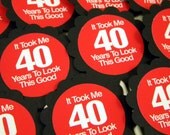 40th Birthday Cupcake Toppers - It Took Me 40 Years to Look This Good, Set of 12 Il_170x135