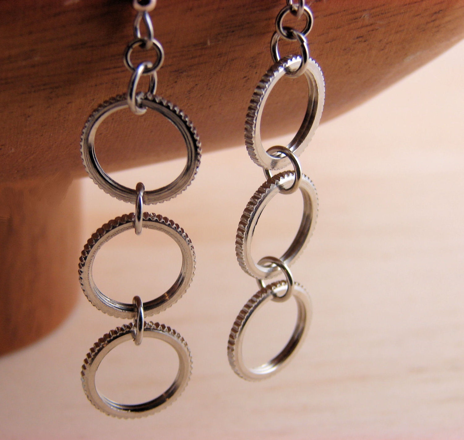 Drop Earrings Long Dangles Hardware Jewelry Eco Friendly Lightweight Everyday