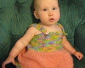 Crochet Pattern -- Baby Sun Dress (3 to 6 mo)
