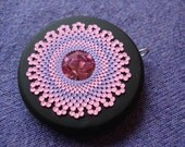 pink lavender blossom pendant