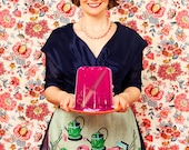 1950s Housewife with Knife Killer Jello Art Photo Series