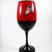 Star Trek inspired wine glass (ONE) you pick the color and glass type