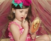 custom order for morgan PLAYA DEL PINK Hairpiece for photoshoots, props, prom, valentines day and special occasions