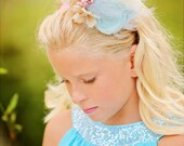 BLOSSOMS AND BUTTERCREAM 4  young girls to infants. for photoshoots and special occasions. in multi colored baby blue, soft pink, and cream
