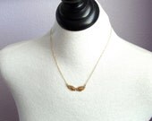 Glasses Necklace - Wing Tip Sunglasses Charm - Cat Eye