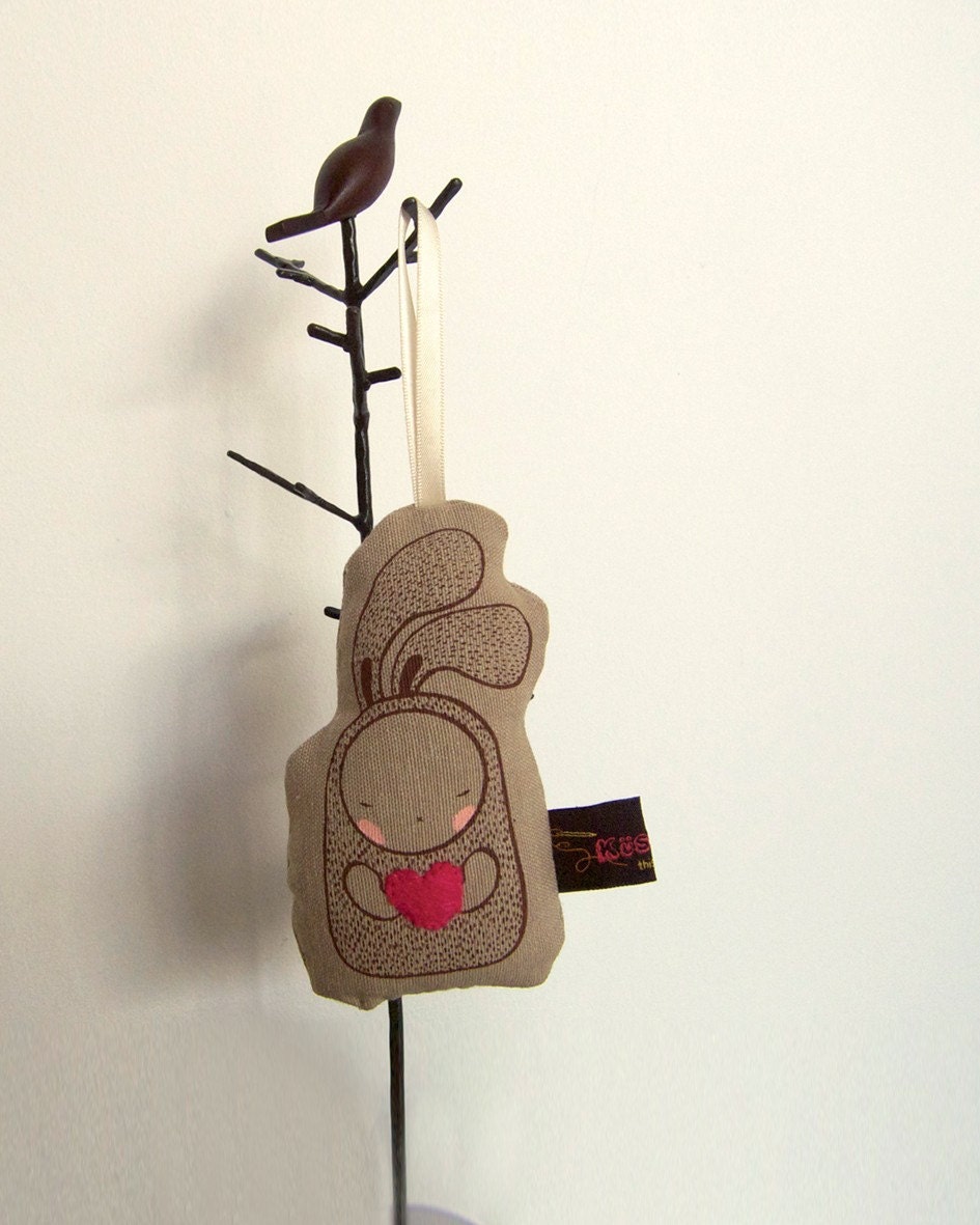 Mini Heart Me Bunny - Hanging decor