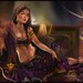 Indian Princess. sari jasmine india oriental asian art print