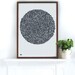 Nest in Sheer Slate - decorative screen print