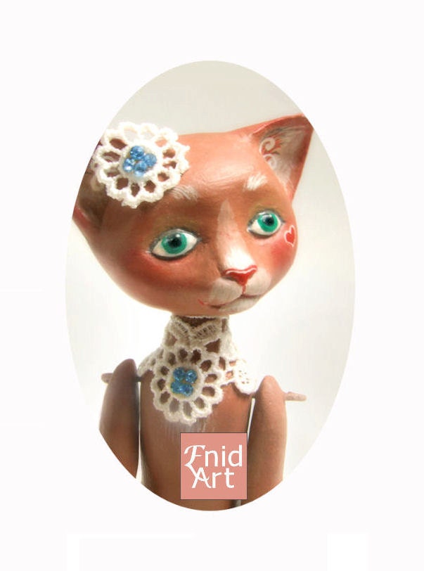 OOAK Qutie cat Doll Purr