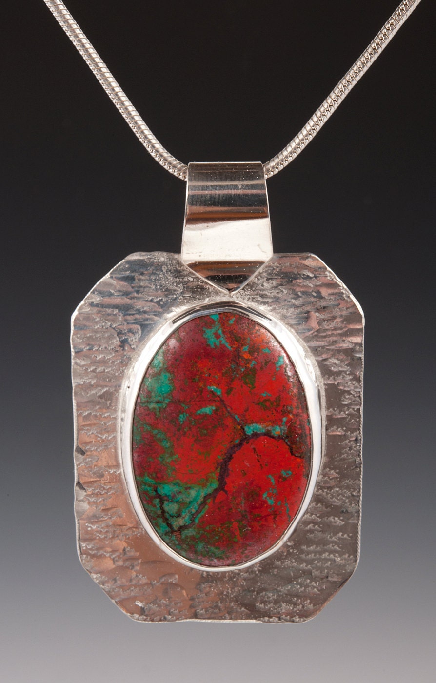 Sterling Silver and Sonoran Sunrise Pendant