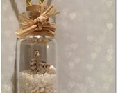 Miniature Beach Bottle Pendant