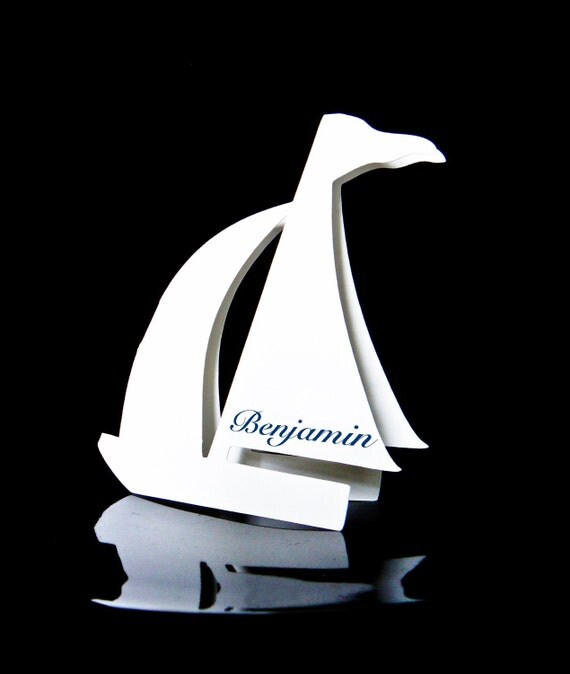 Wedding Place Cards - Place Cards - Sailboat Place Cards - Nautical - Escort Cards - Rustic Wedding - set of 100