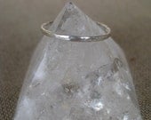 Hammered Sterling Silver Stacking Band Ring