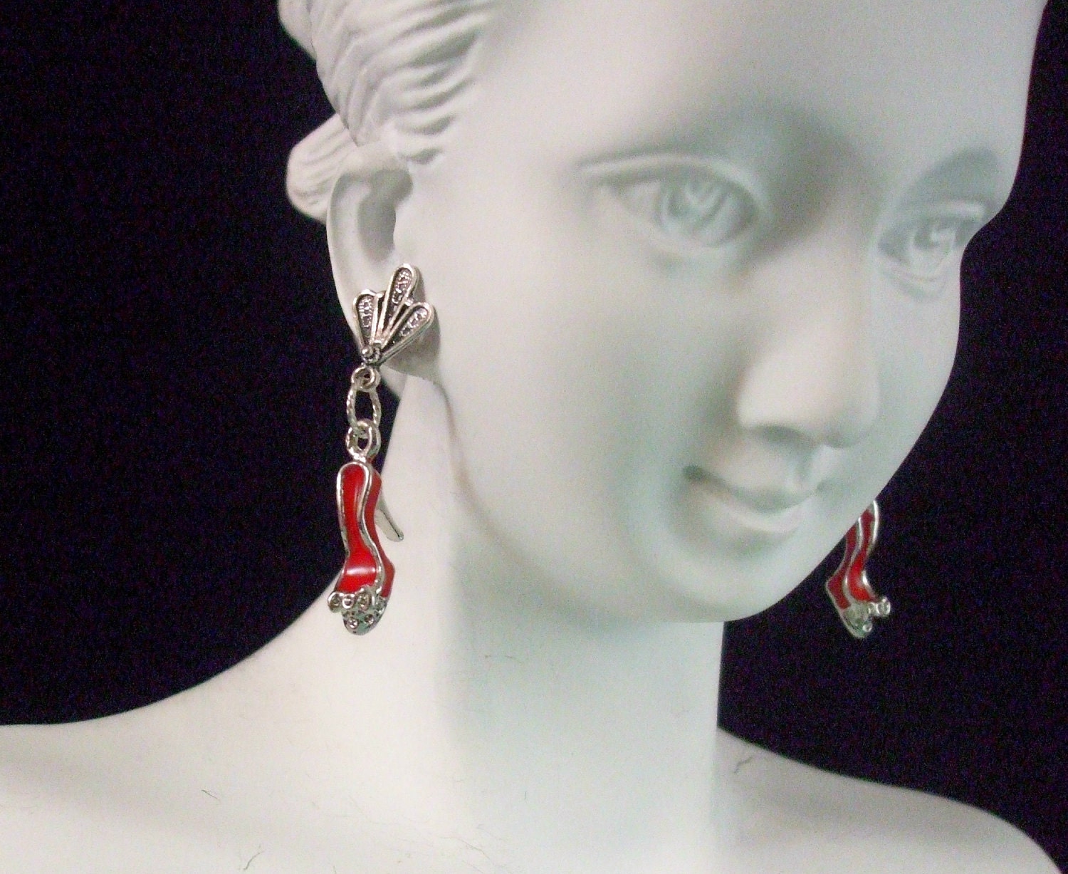 Earrings Red High Heels