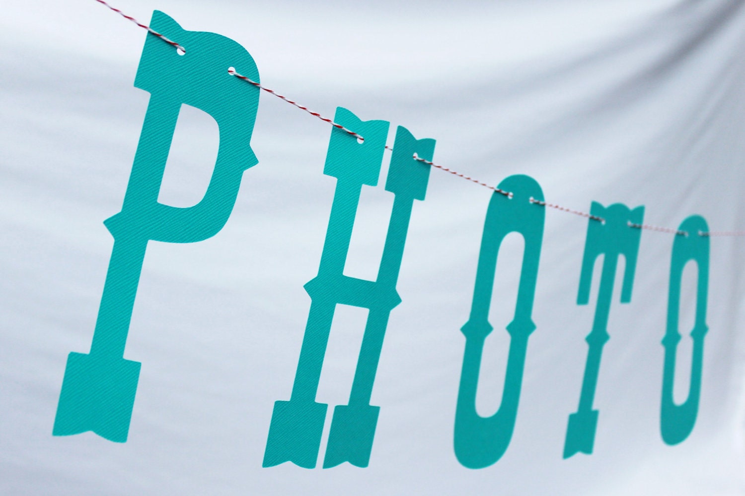 Photo Booth Garland - Photobooth - Photo Prop - Customizable