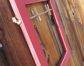 5 x 7 Red Chipotle Red Distressed Wood Picture Frame modern farmhouse no glass
