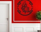 Eternal Love Heart Vinyl Wall Decal-Choose Any Color