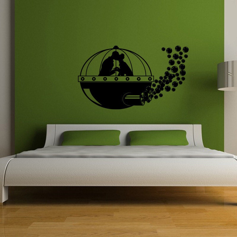 Diving Bell Adventure Vinyl Wall Decal-Choose Any Color