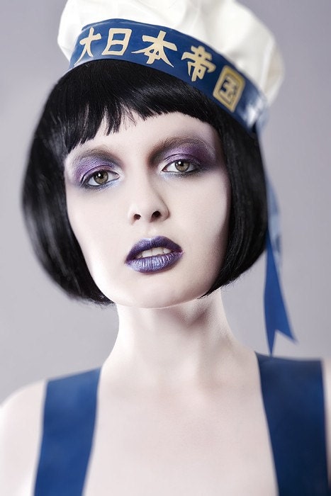 Latex Hat Imperial Japanese Sailor girl