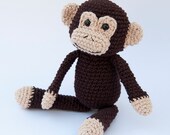 Instant Download Crochet Pattern - Monkey Business Amigurumi Monkey Doll