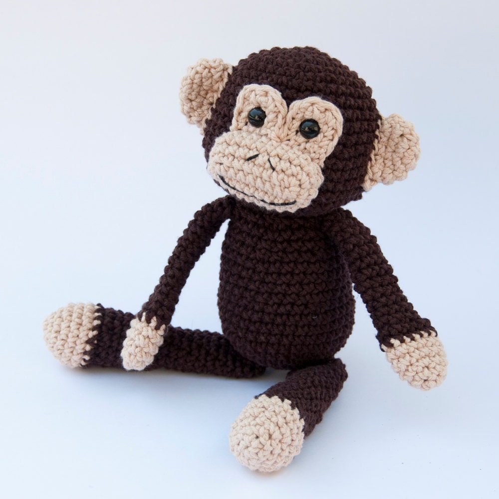 Instant Download Crochet Pattern - Monkey Business Amigurumi Monkey Doll