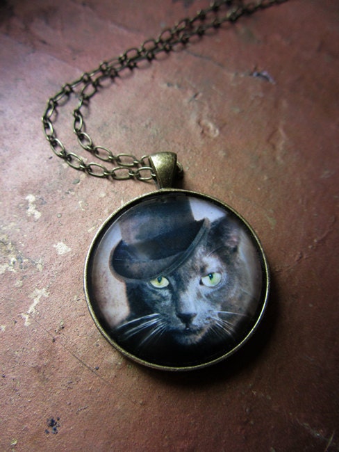Jewelry Necklace Pendant Russian Blue Cat photo jewelry photo pendant - Captain Grey